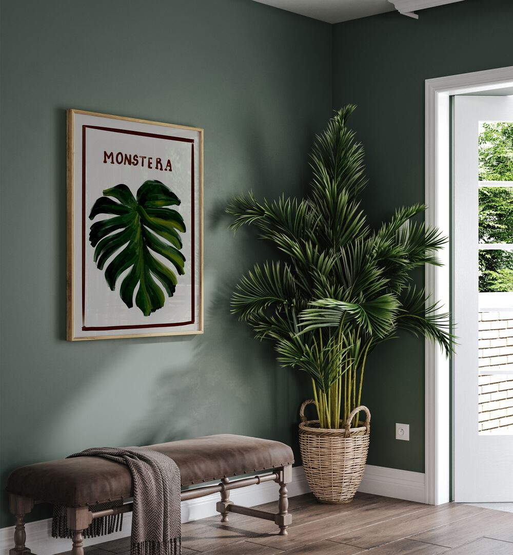 Elevate your decor with MONSTERA, FLORAL FLOWER PAINTINGS, showcasing vintage charm and nature's beauty.