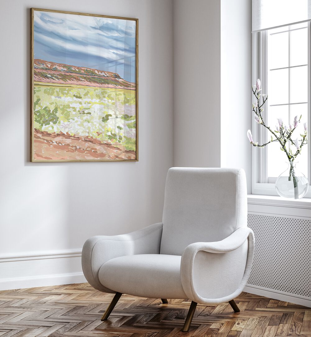 Transform your space with MEMORIES IN BLOOM II, LANDSCAPE PAINTINGS showcasing nature's serene beauty.