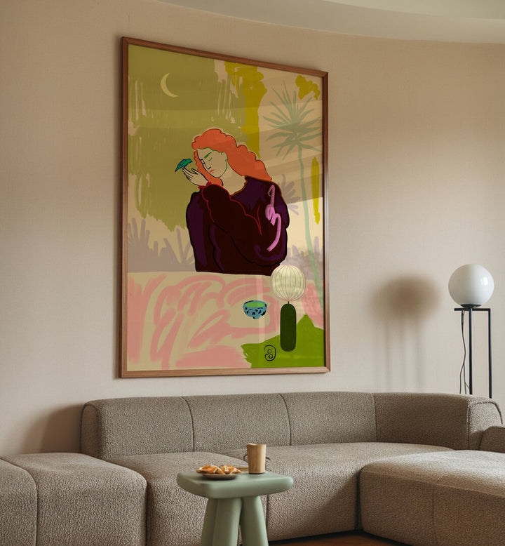 Vibrant SECRET KNOWLEDGE art print enhances your space with creativity and color, perfect for any sanctuary.
