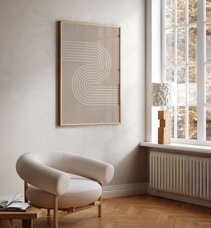Enhance your space with MINIMAL SIMPLE ARCH I, BOHO ART PAINTINGS from THE MIUUS STUDIO, showcasing elegant design.