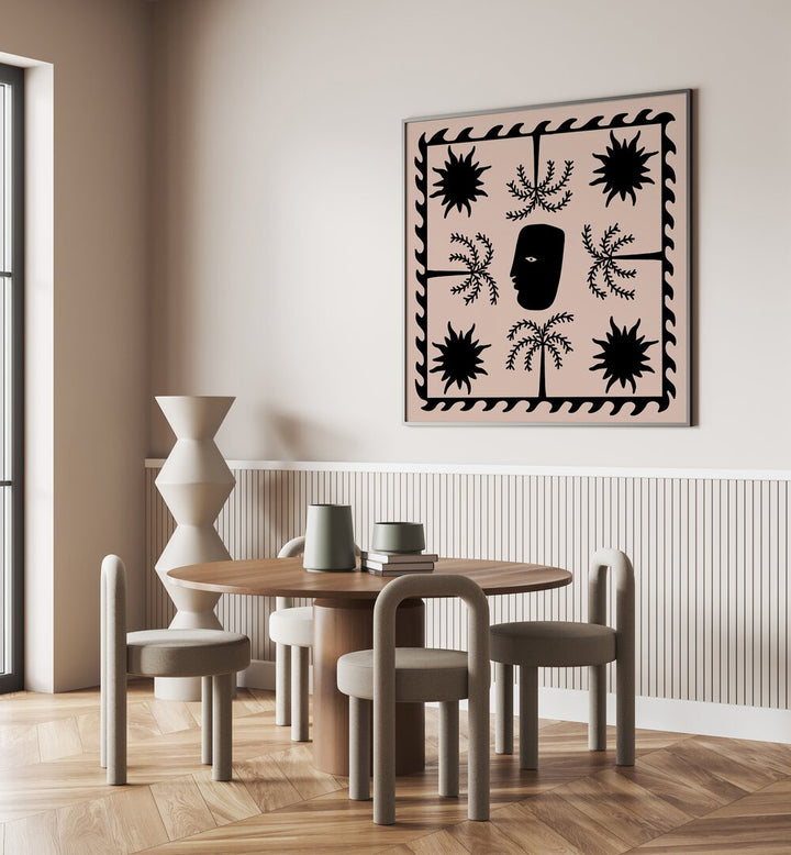 CELESTIAL II, BOHO ART PAINTINGS enhance your space with celestial elegance and unique design elements.