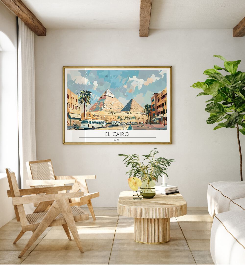 EL CAIRO CAPITAL CITY - EGYPT , TRAVEL POSTERS