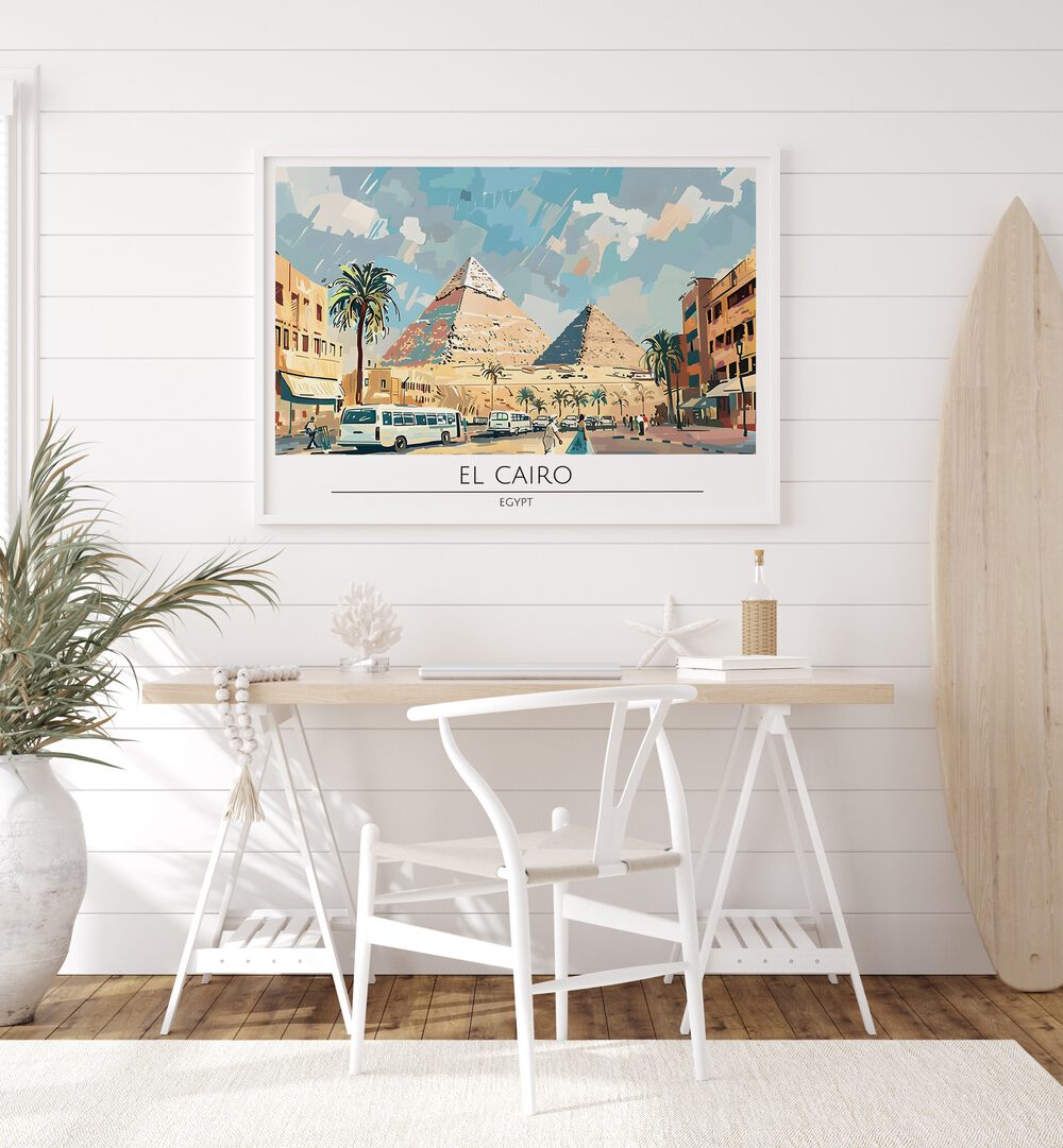 EL CAIRO CAPITAL CITY - EGYPT , TRAVEL POSTERS