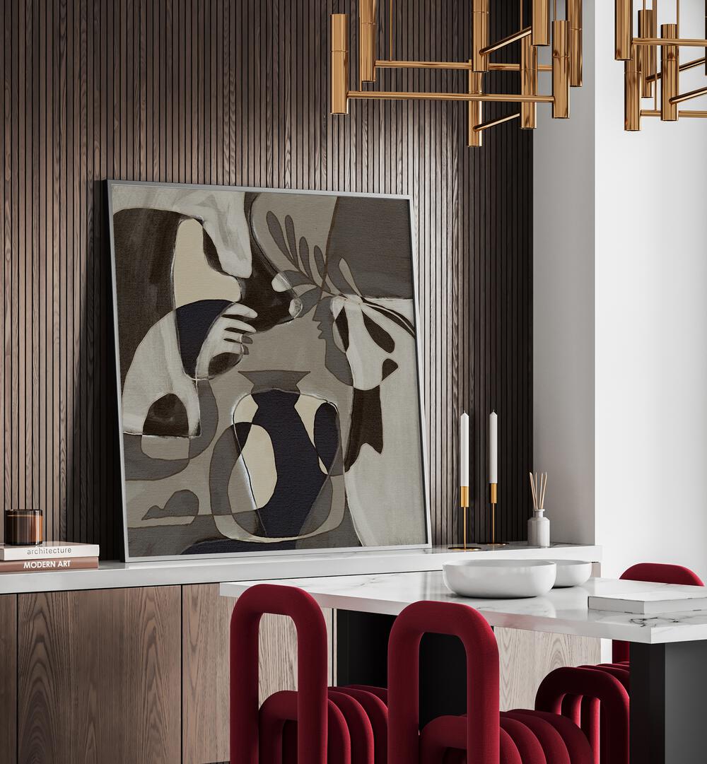 Stylish interior featuring ESSENCE I, ABSTRACT PAINTINGS, perfect for enhancing modern living spaces.
