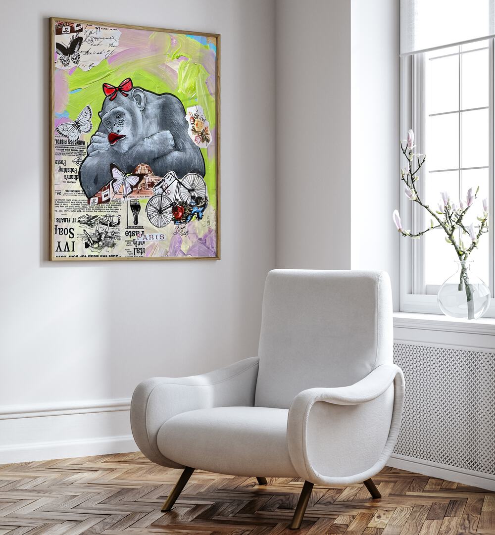 Stylish PARISIAN DAYDREAM Comic POSTERS add a playful Parisian touch to your living space, brightening any room.