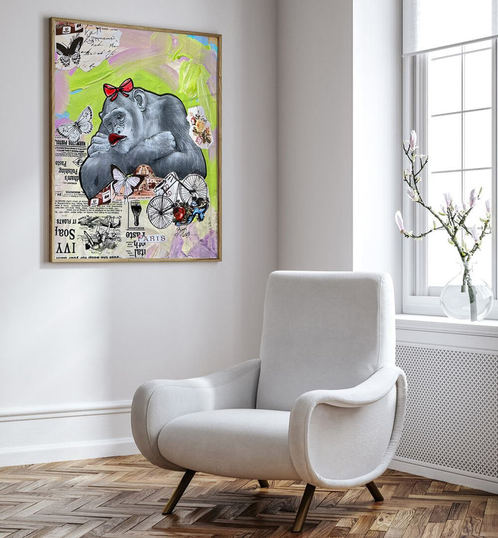 Stylish PARISIAN DAYDREAM Comic POSTERS add a playful Parisian touch to your living space, brightening any room.