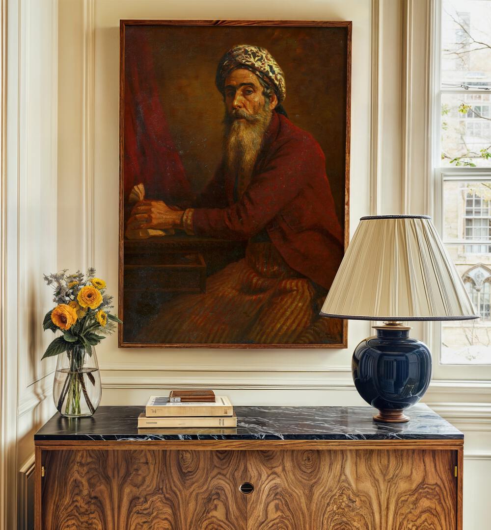 THE MISER (1901) , INDIAN ART PAINTINGS