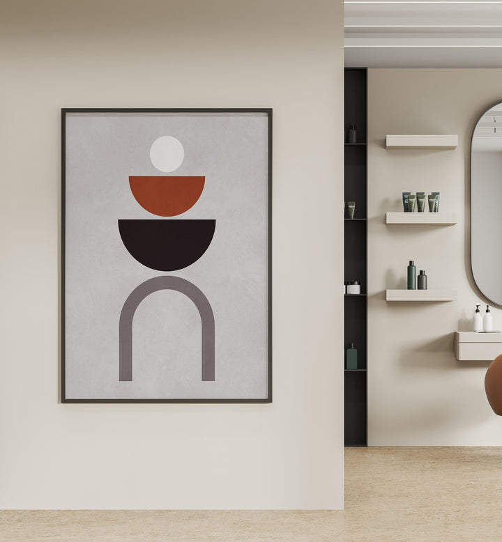 Artistic design featuring LINES AND CIRCLES XVII, BOHO ART PAINTINGS that enhance modern home decor elegance.