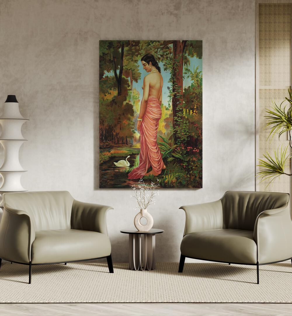 VARINI NYMPH , INDIAN ART PAINTINGS