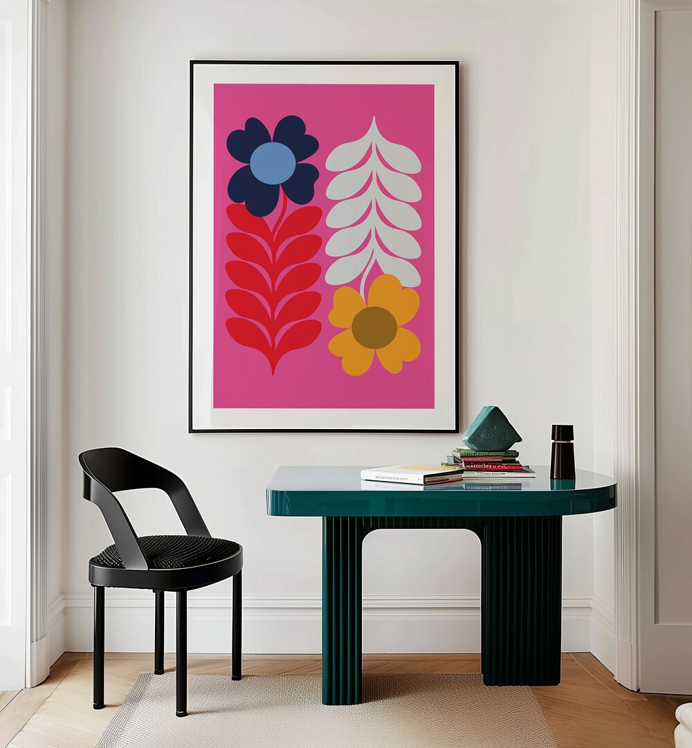 Bright and colorful FLOWERS PINK, FLORAL FLOWER PAINTINGS enhance your living space with elegance and charm.