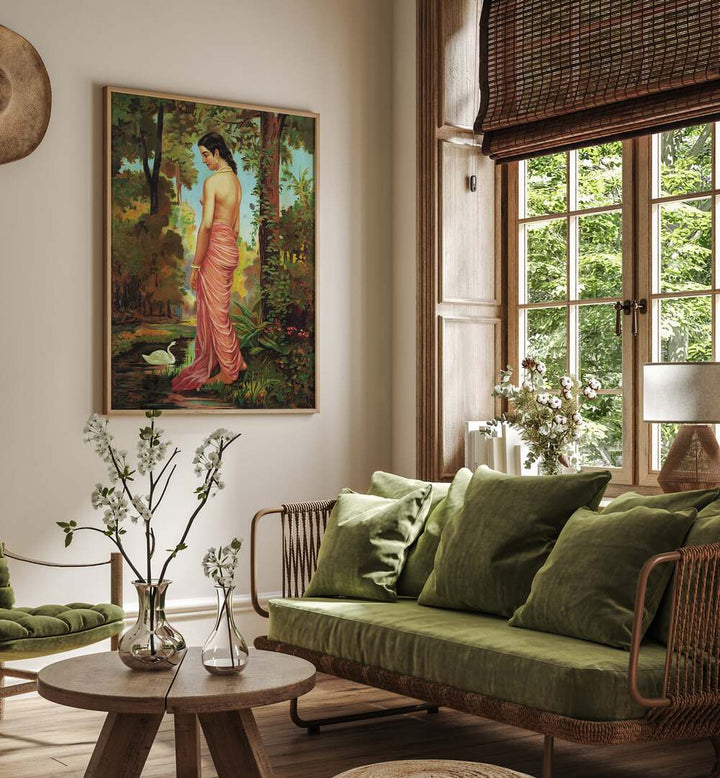 VARINI NYMPH , INDIAN ART PAINTINGS