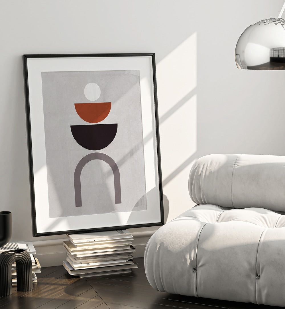 Modern decor featuring LINES AND CIRCLES XVII, BOHO ART PAINTINGS, perfect for art lovers and stylish interiors.