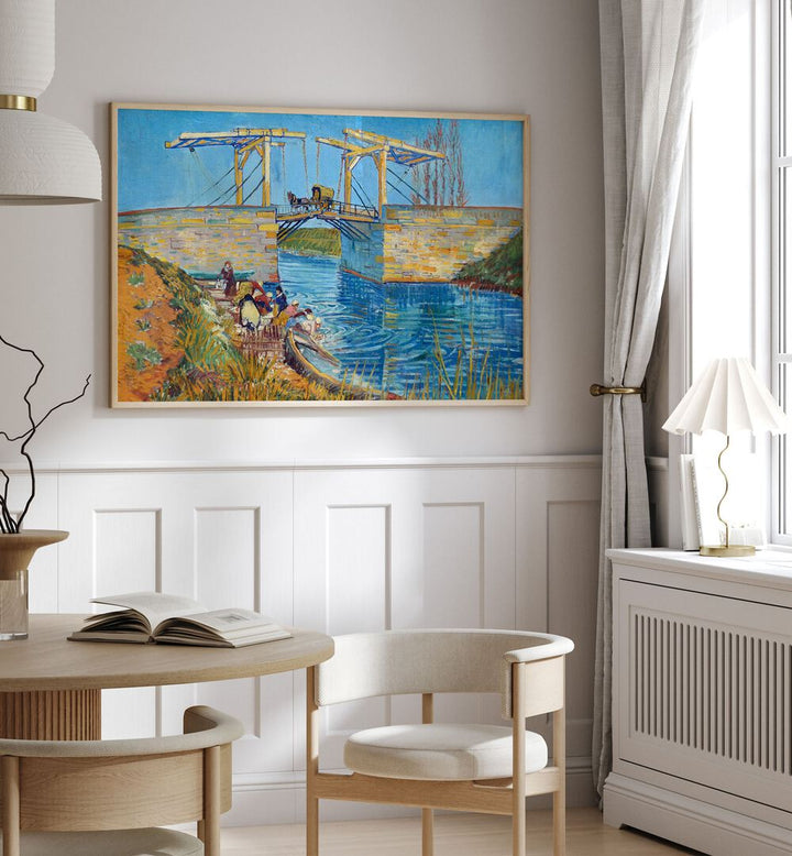 THE LANGLOIS BRIDGE AT ARLES (1888)- A FAMOUS PAINTING ,  VINTAGE PAINTINGS