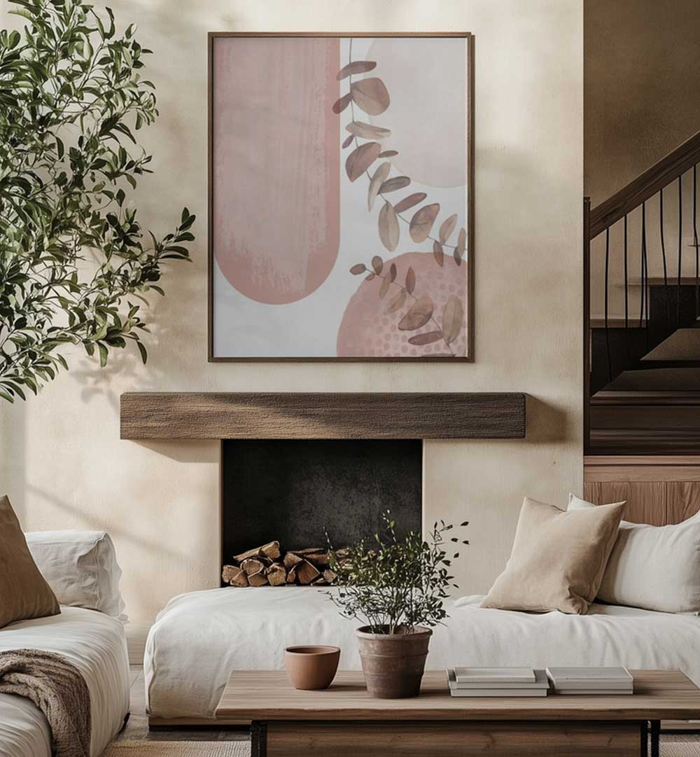 BOHO PINK II , BOHO ART PAINTINGS