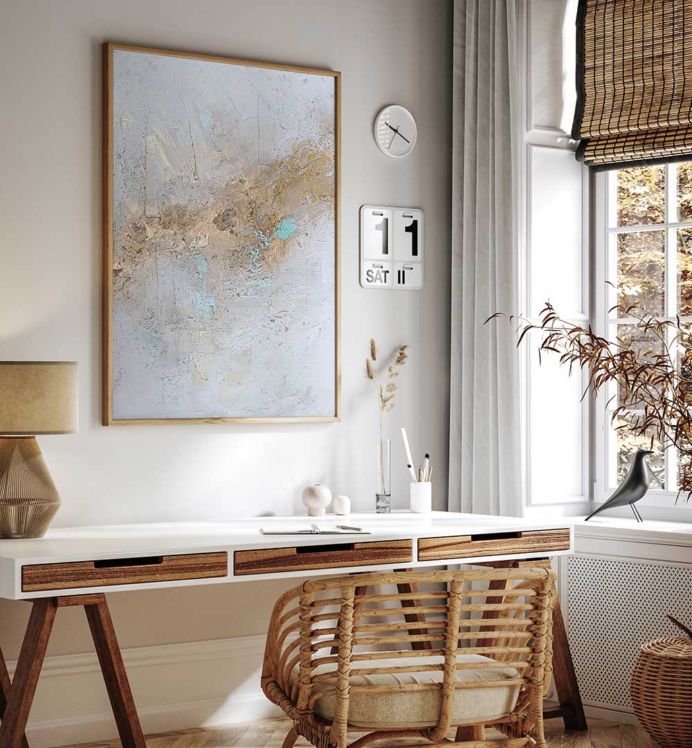 ICED GOLD , ABSTRACT PAINTINGS