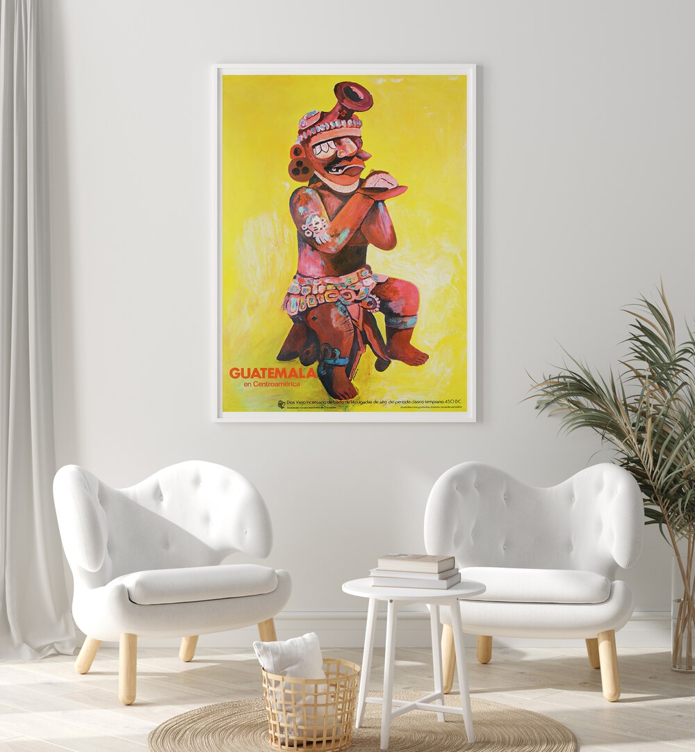 Vibrant GUATEMALA , VINTAGE TRAVEL POSTERS showcasing rich culture and art, perfect for any decor.