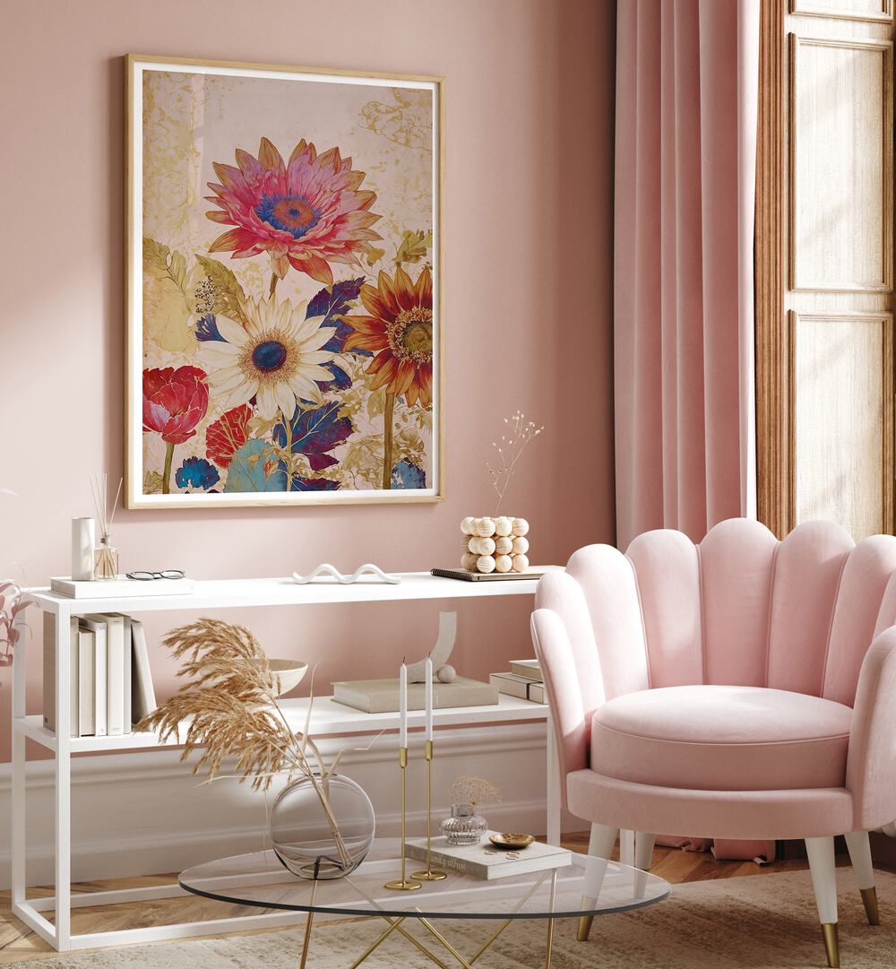Brighten your home with VINTAGE FLOWERS, FLORAL FLOWER PAINTINGS, showcasing vibrant blooms and nostalgic beauty.