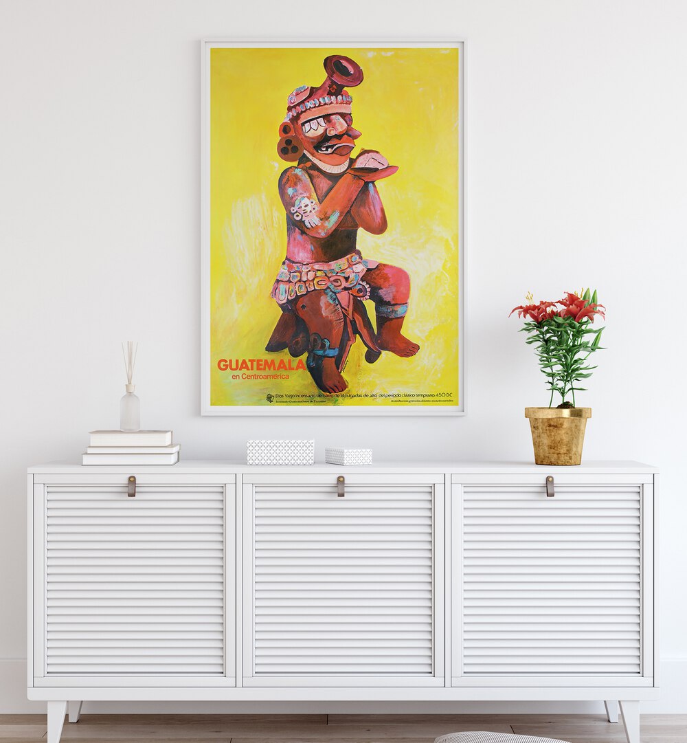 Colorful GUATEMALA, VINTAGE TRAVEL POSTERS showcase vibrant culture and history, perfect for any art collection.