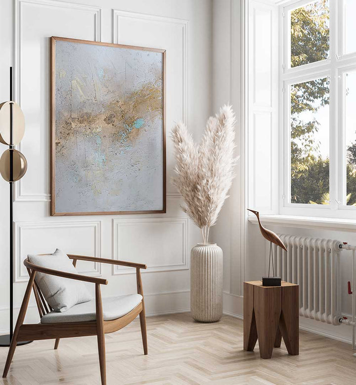 ICED GOLD , ABSTRACT PAINTINGS