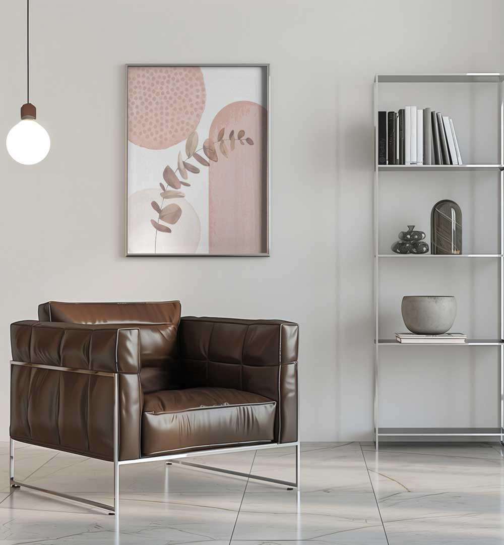 BOHO PINK III , BOHO ART PAINTINGS