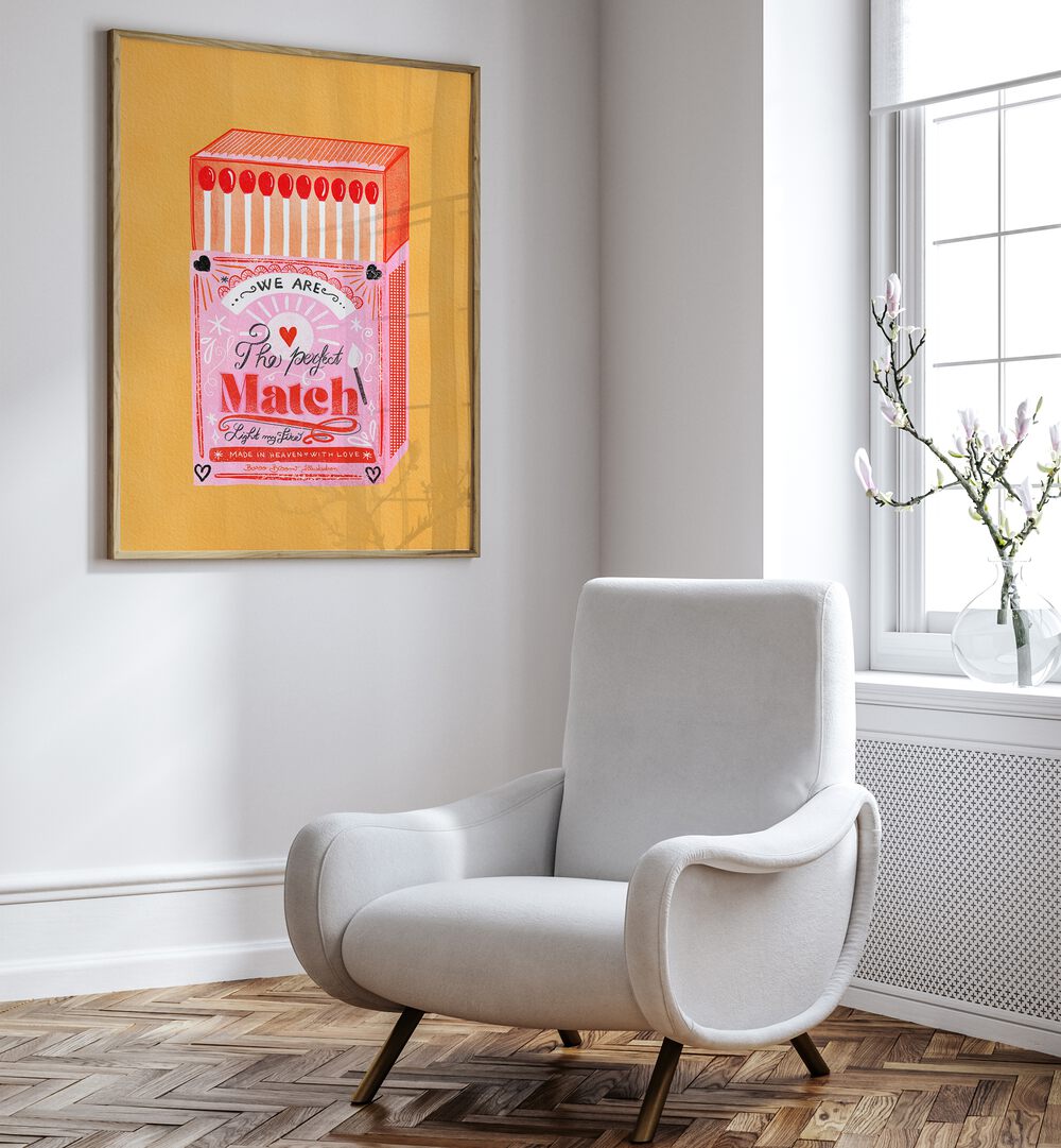 Vibrant MATCH BOX II, FASHION POSTERS by Baroo Bloom adds character to your living space with stunning wall art.