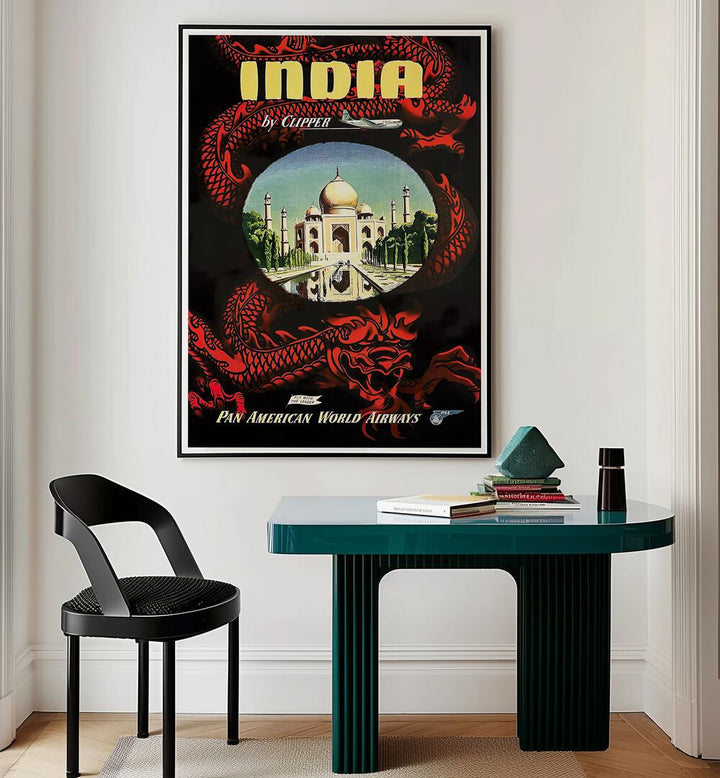 Captivating INDIA I, VINTAGE TRAVEL POSTERS showcasing India's rich heritage, perfect for enhancing any living space.