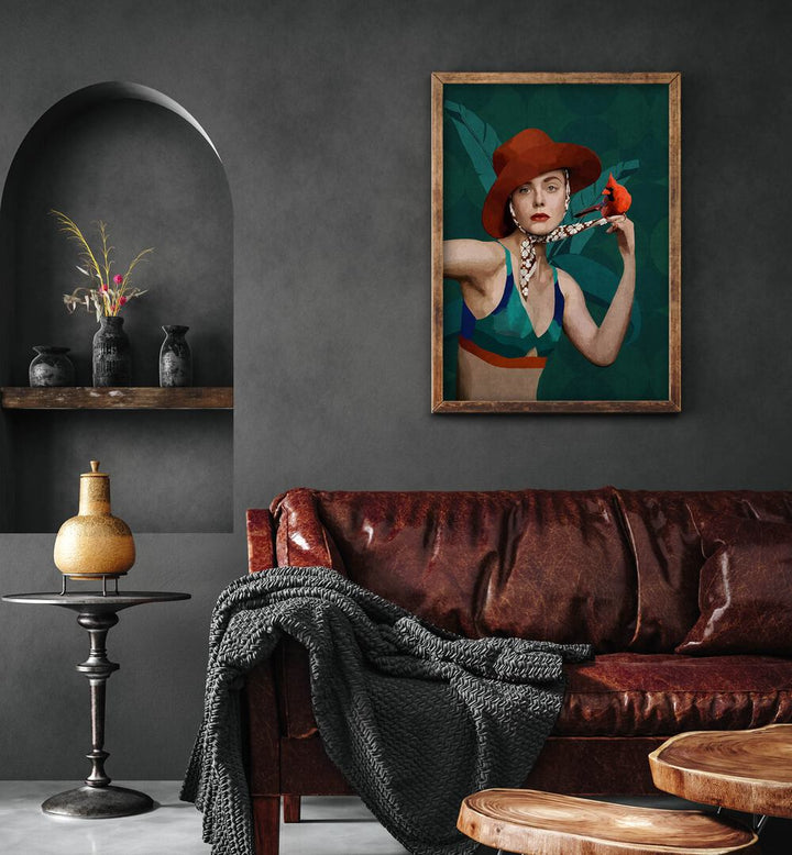 KARDINAL KUSLU KIZ, PORTRAITS showcases vibrant art, perfect for transforming your space with elegance.