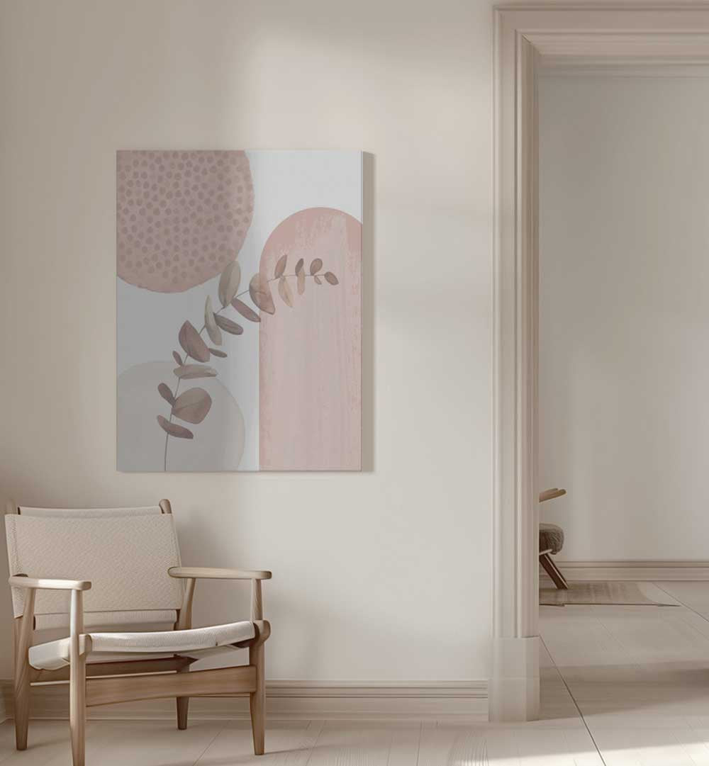 BOHO PINK III , BOHO ART PAINTINGS