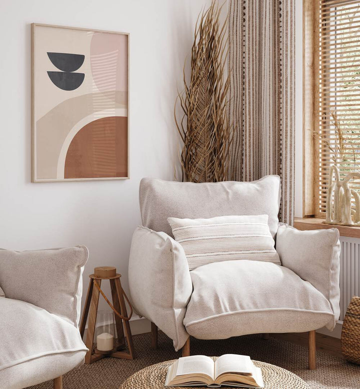 BROWN ART I, BOHO ART PAINTINGS enhances your space with modern artistry and sophisticated design for any decor.