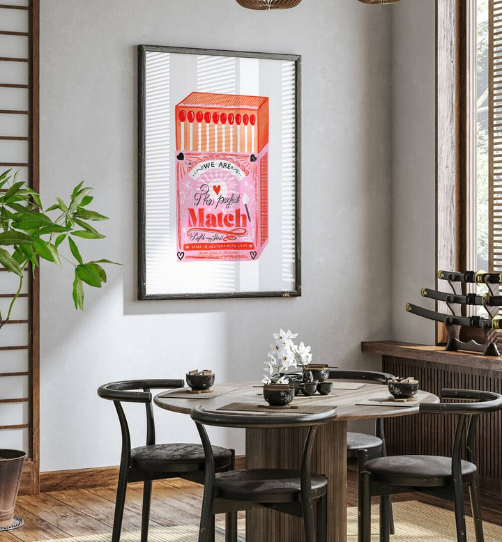 Stylish MATCH BOX, FASHION POSTERS brighten up any space, showcasing creativity with Baroo Bloom's unique design.