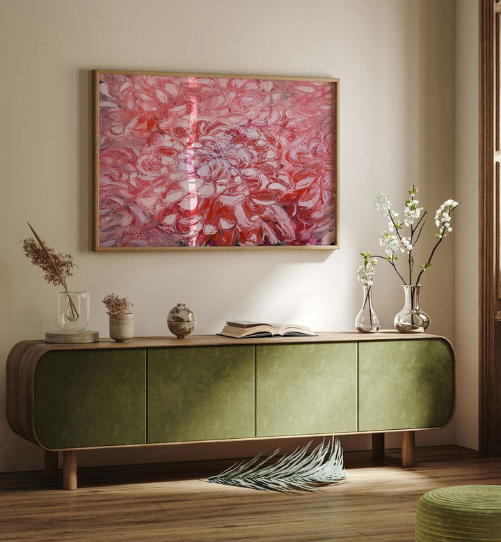 Charming CHRYSANTHEMUM CANVAS, FLORAL FLOWER PAINTINGS adding elegance to modern decor. Perfect for any room.