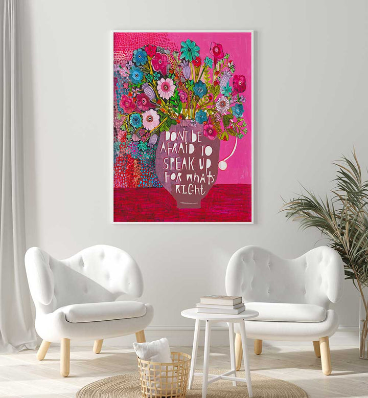SPEAK THE TRUTH , FLORAL FLOWER PAINTINGS