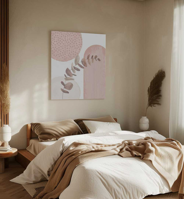 BOHO PINK III , BOHO ART PAINTINGS