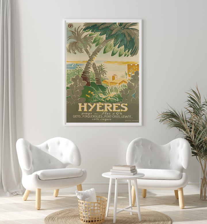 Discover the charm of Hyères with our HYERES, VINTAGE TRAVEL POSTERS that enhance any space with nostalgia.