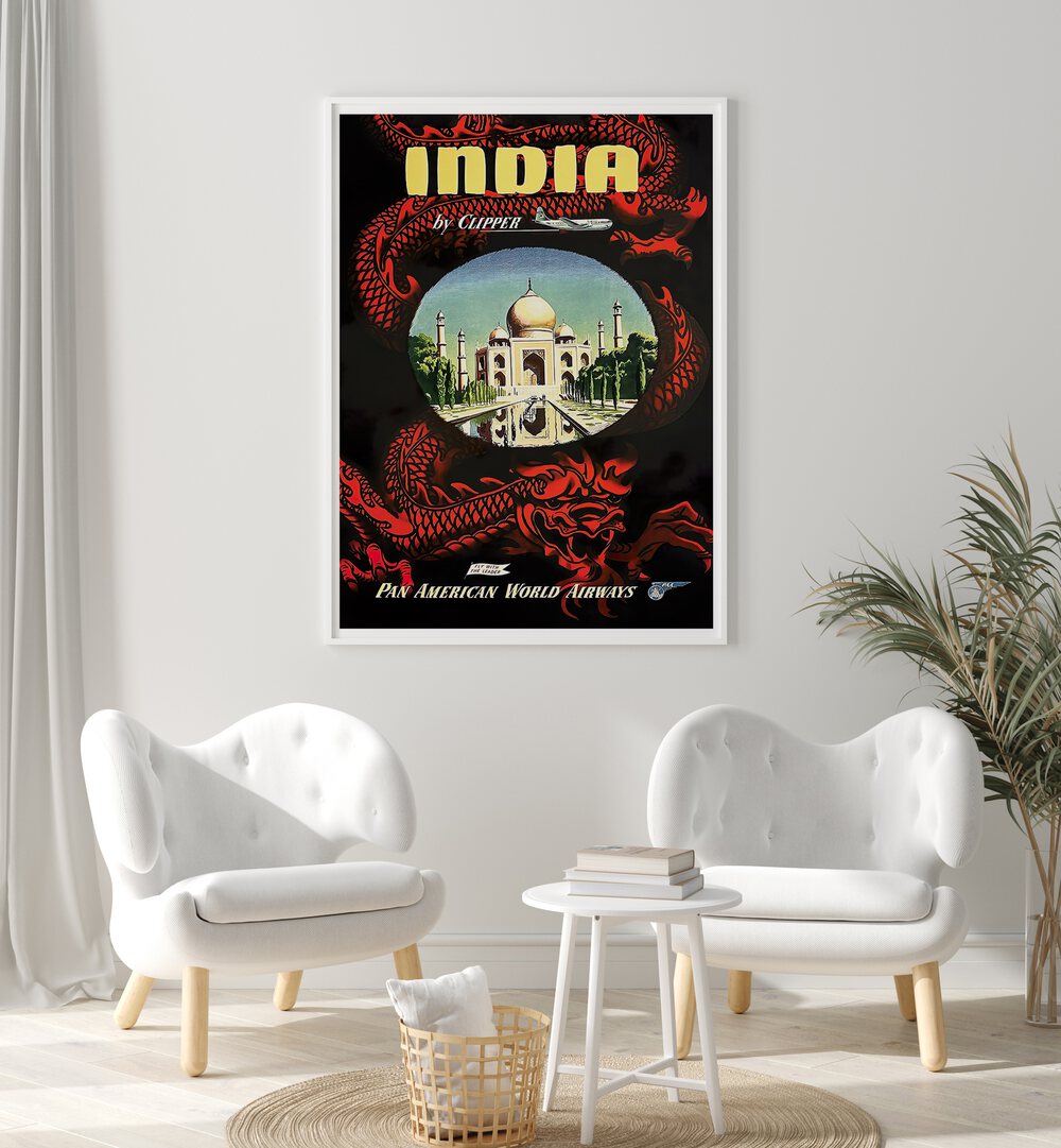 Captivating INDIA I, VINTAGE TRAVEL POSTERS showcasing India's rich heritage, perfect for transforming your living space.