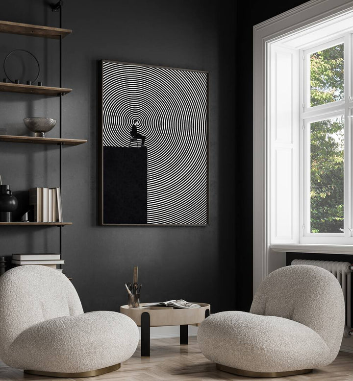 Transform your space with HYPNOSIS, GEOMETRIC ART PRINTS by Underdott, a captivating focal point for creativity.