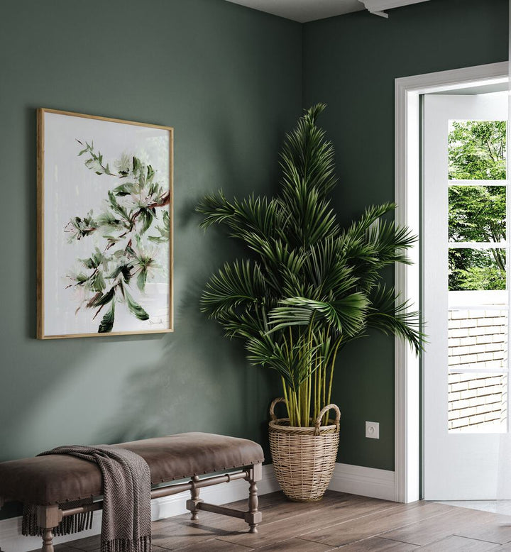 Vibrant BLOOM, ABSTRACT PAINTINGS adorn a stylish space, enhancing ambiance with color and creativity.