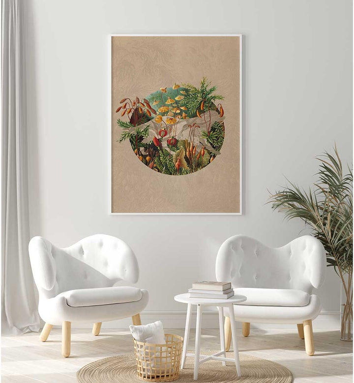 Stylish NATURE, FLORAL FLOWER PAINTINGS artwork enhances modern decor with vibrant botanical elements.