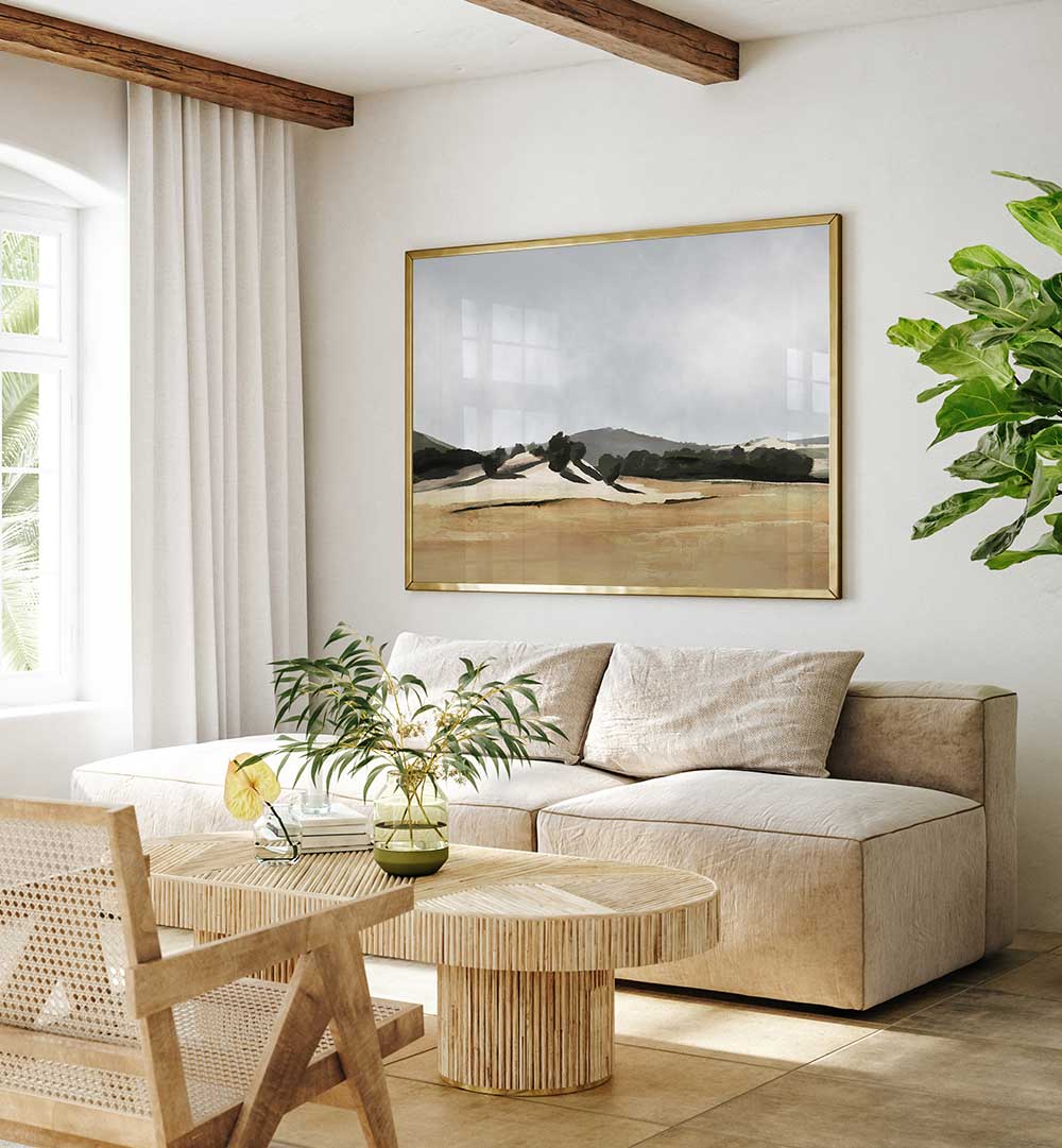 LAZY AFTERNOON V , LANDSCAPE PAINTINGS
