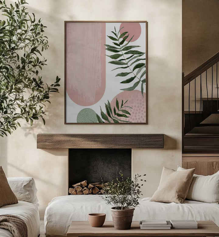 BOHO SHAPES III , BOHO ART PAINTINGS