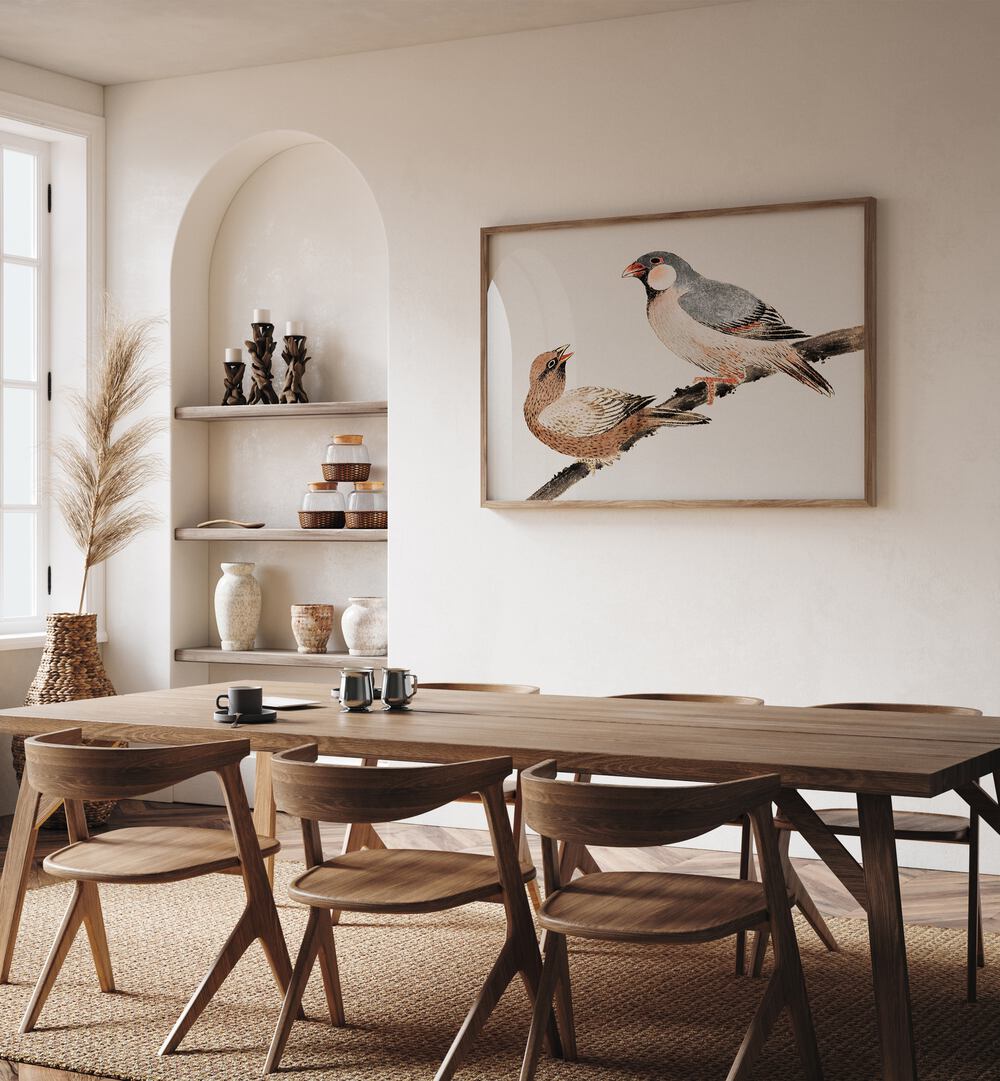 BIRDS FROM ALBUM OF SKETCHES (1814) , VINTAGE PAINTINGS