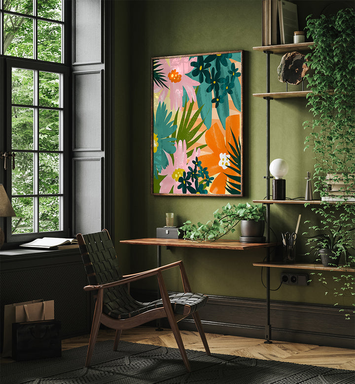JUICY SUMMER , FLORAL FLOWER PAINTINGS