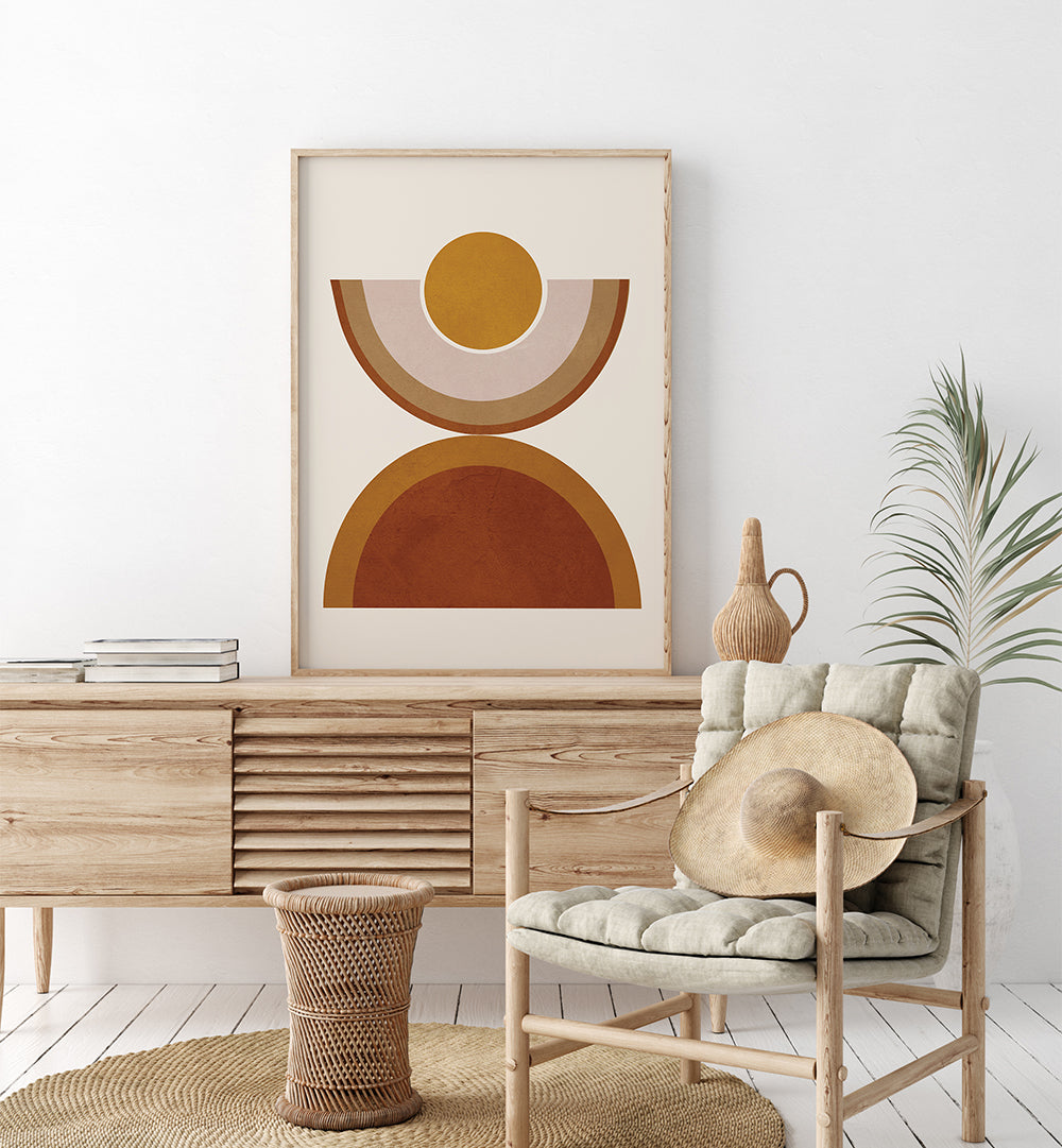 MODERN GEOMETRY , BOHO ART PAINTINGS