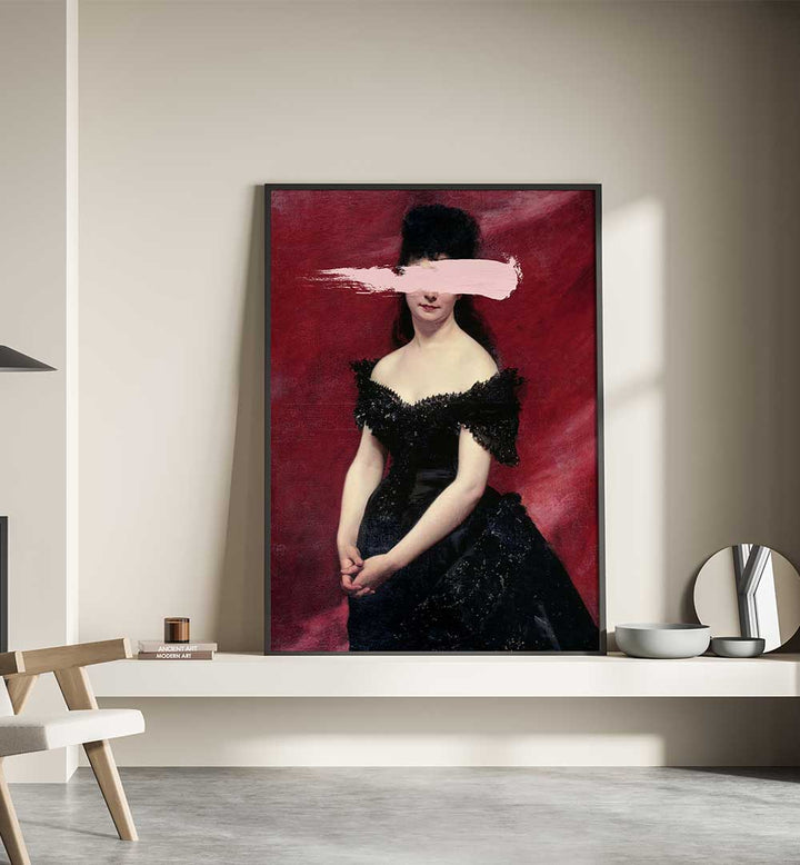 BLACK DRESS III , ALTERED ART PRINTS