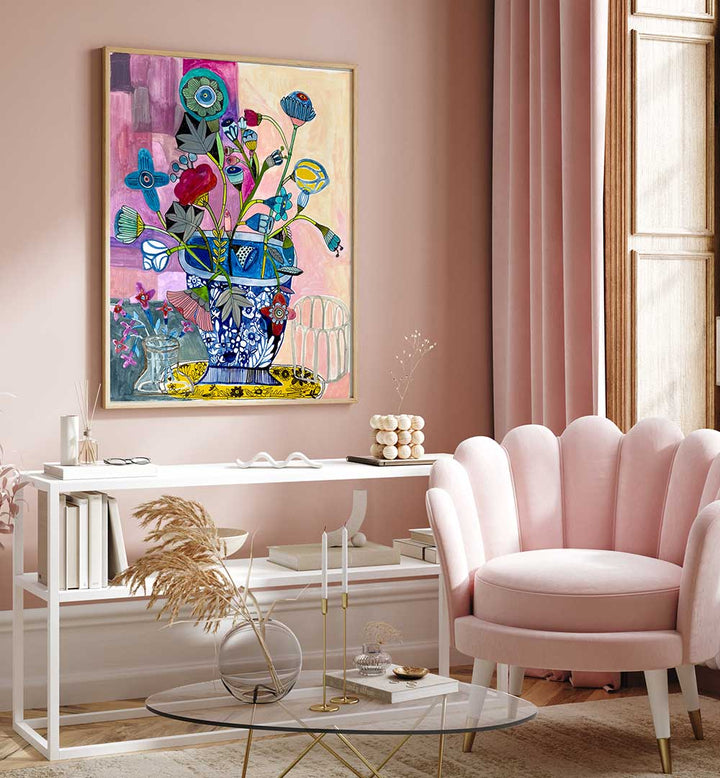 50SHADES OF PURPLE , FLORAL FLOWER PAINTINGS