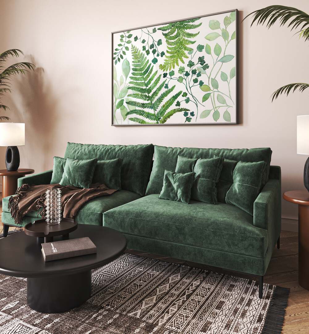 LUSH GREENERY DREAMS, FLORAL FLOWER PAINTINGS enhance your space with nature's serene beauty and vibrant colors.