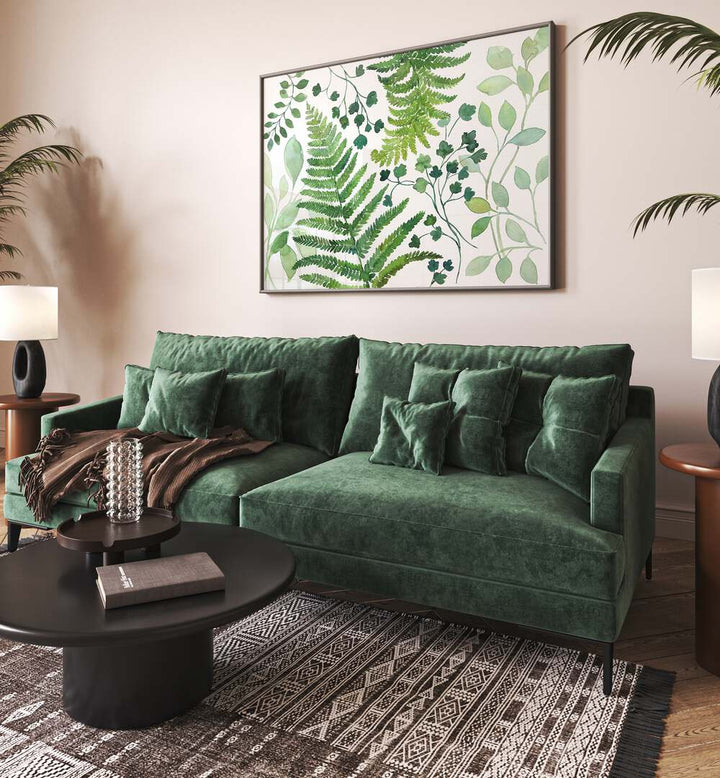 LUSH GREENERY DREAMS, FLORAL FLOWER PAINTINGS enhance your space with nature's serene beauty and vibrant colors.