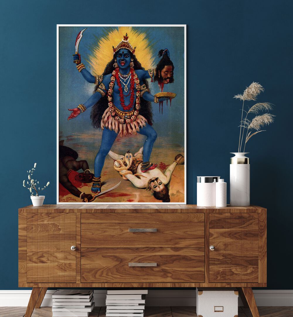 KALI , INDIAN ART PAINTINGS
