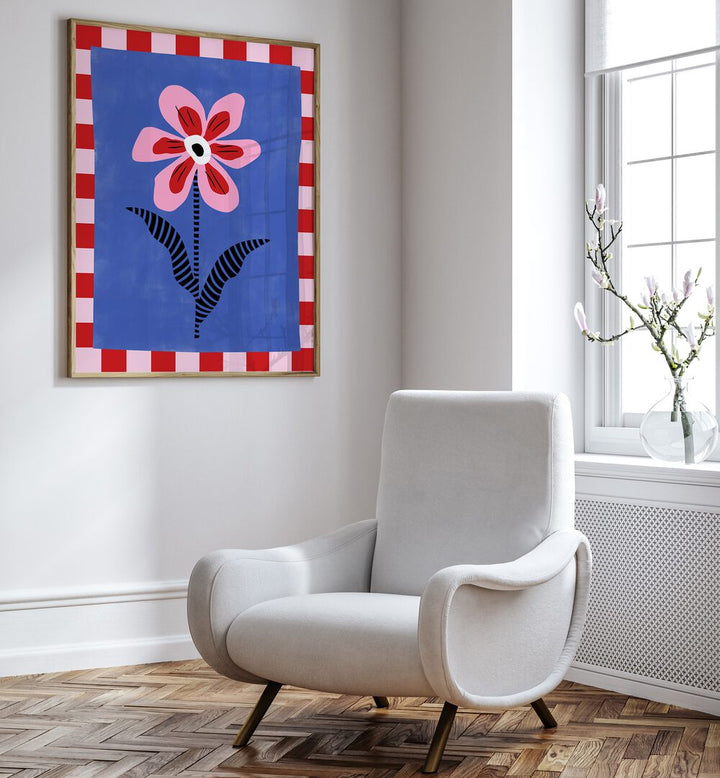 Bright and colorful BEAUTIFUL FLOWER, FLORAL FLOWER PAINTINGS by Elena Ristova enhance any modern interior space.