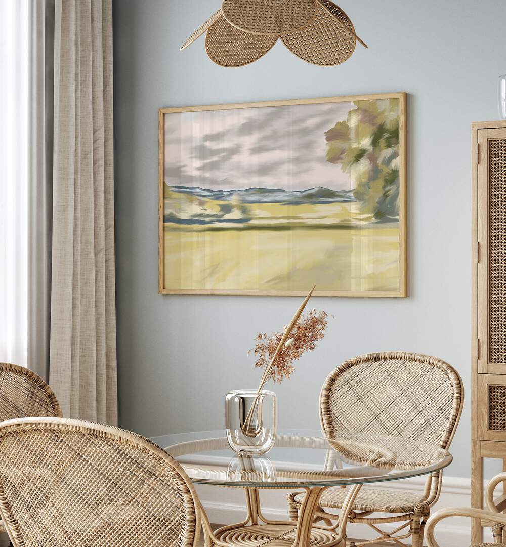 Transform your space with BRANCHING SHADOWS, LANDSCAPE PAINTINGS, capturing nature's serene beauty perfectly.